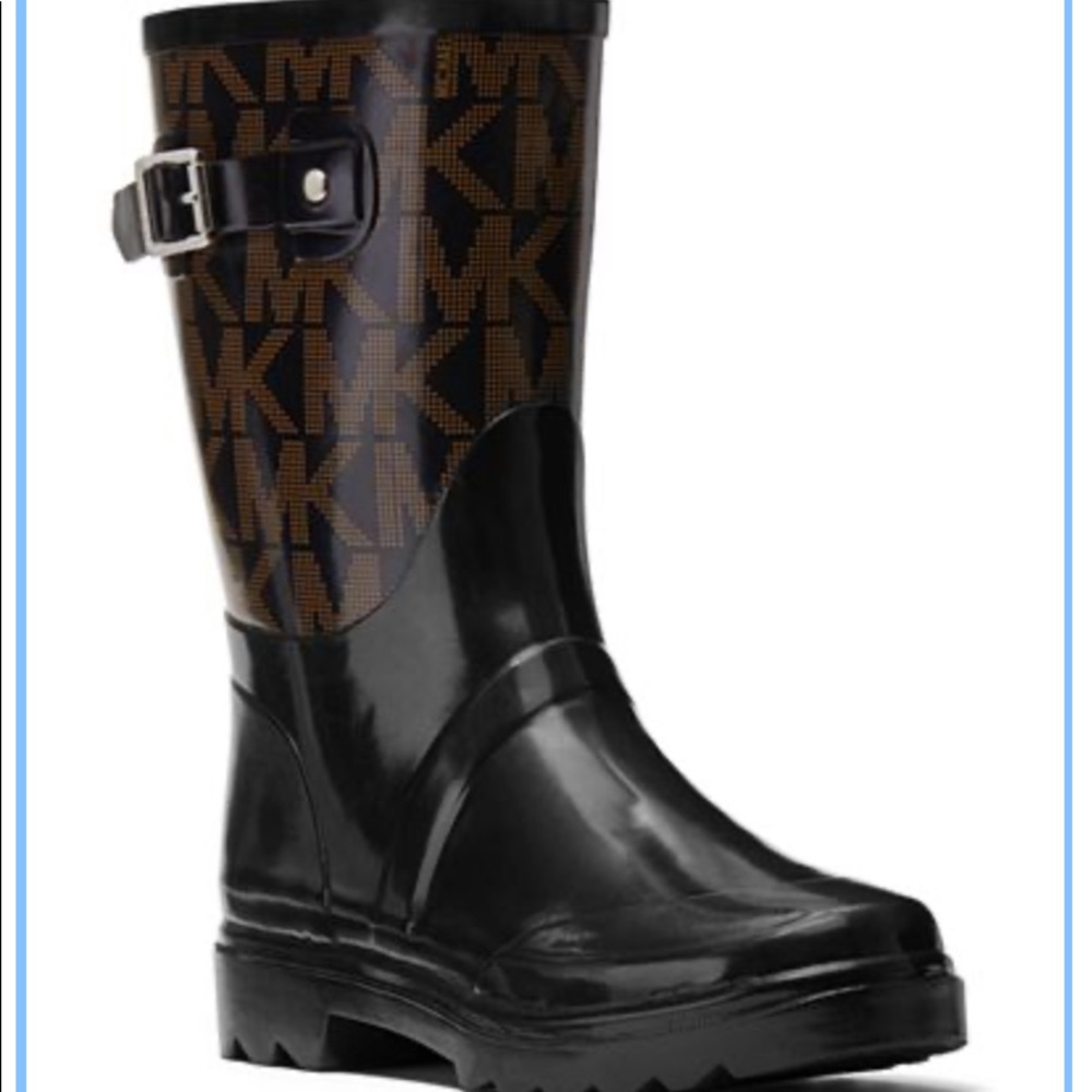 Women’s Michael Kors Signature Logo Rain Boots